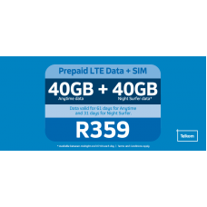 SIM Only + 80GB Telkom Data Bundle